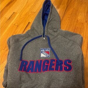 New York Rangers Gray Hoodie